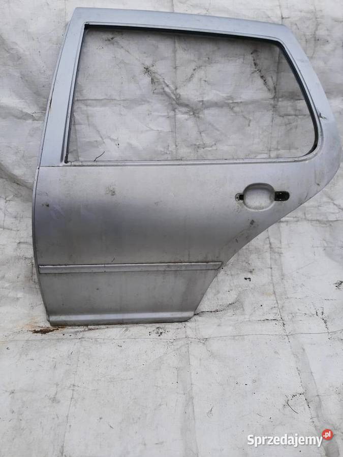 VW Golf 4 IV drzwi lewe tylne lewy tył srebrne osobowe Ksawerów