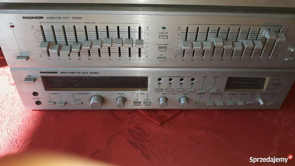 Wieża RADMOR tuner korektor amplituner podlaskie Suwałki sprzedam