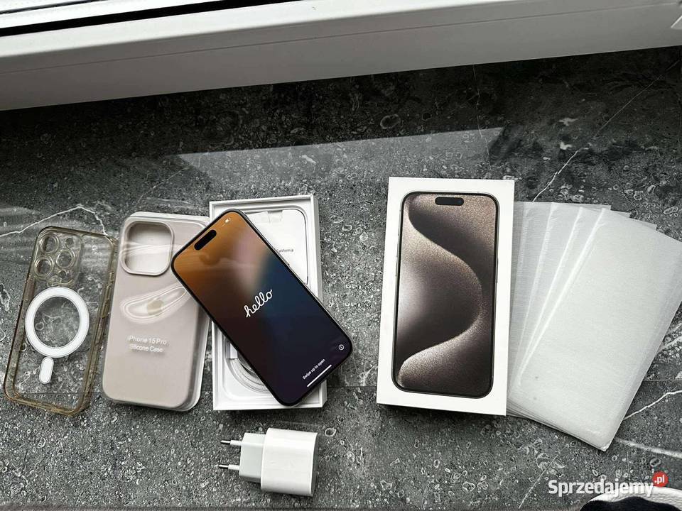 iPhone 15 Pro Naturalny Tytan Łańcut