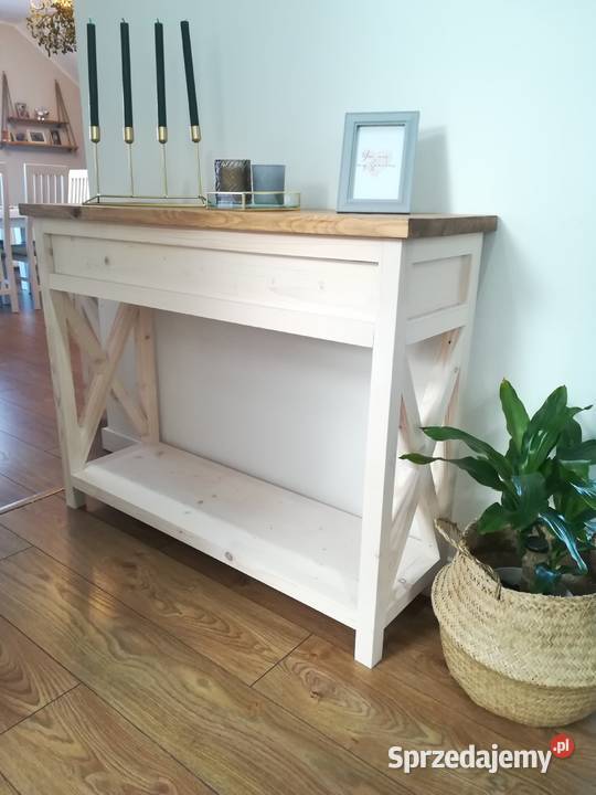Konsola drewniana styl prowansalski