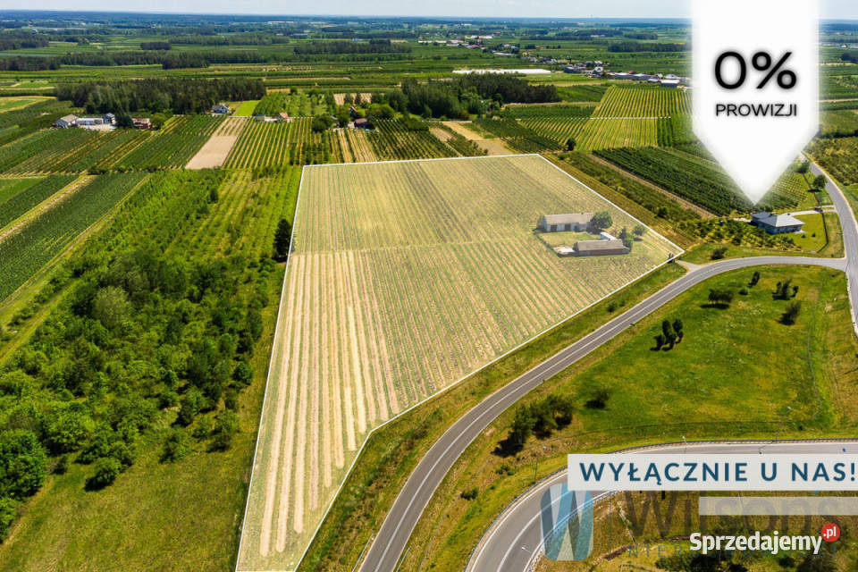sprzedaży gruntu 56500m2 Józefów asfalt