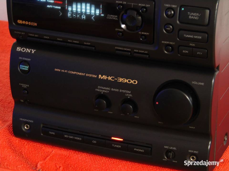 Amplituner z korektorem gr Sony MHC3900 ładny i Jasło
