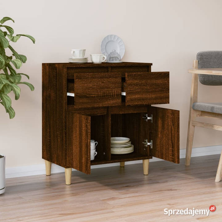 Komoda brązowy dąb 60x35x70 materiał Komody Warszawa