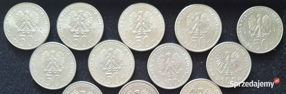 Zestaw Monet Poczet Królów Polskich Komplet śląskie Gliwice