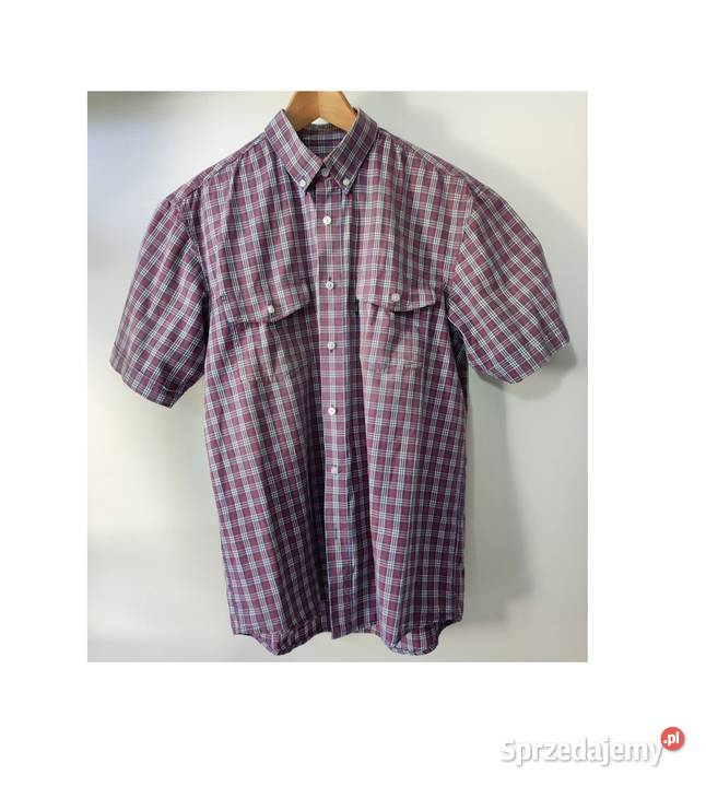 przewiewna bawełniana koszula z krótki rękaw Kielce