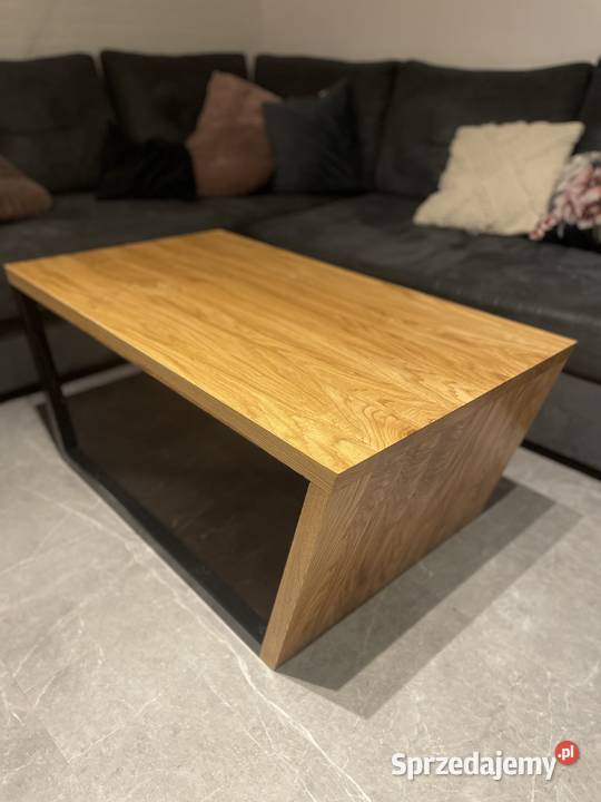 Nowoczesny stolik kawowy z dębu Styl Loft Łososina Dolna