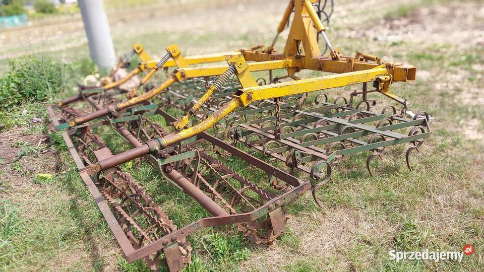 Brona ciężka hydrauliczna 4m z wałami strunowymi