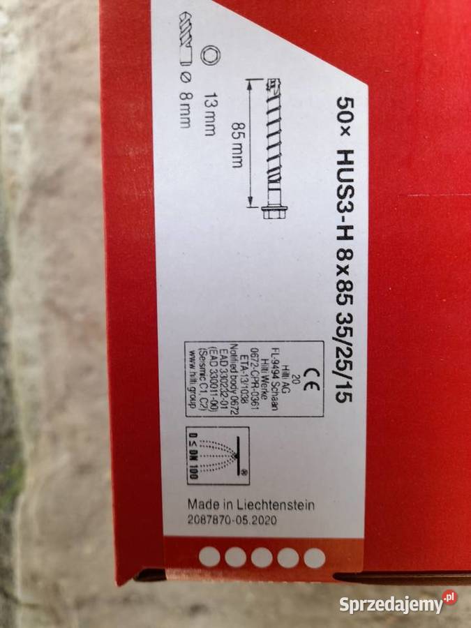 Kotwy dyble kolki do betonu lubelskie sprzedam