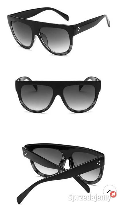 Modne duże okulary damskie retro vintage Dla kobiet