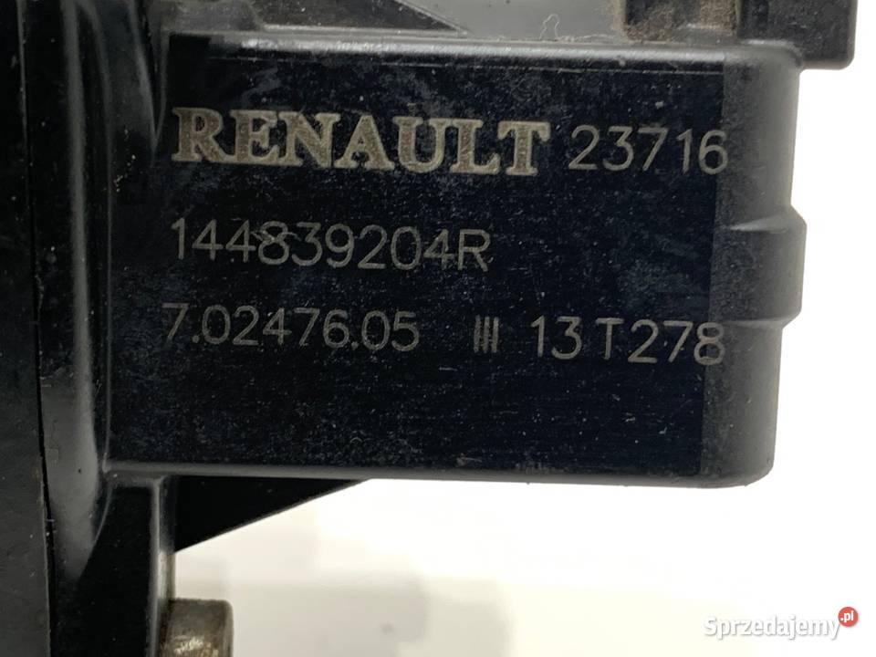 ELEKTROZAWÓR WODY DACIA DUSTER 144839204R 12 125