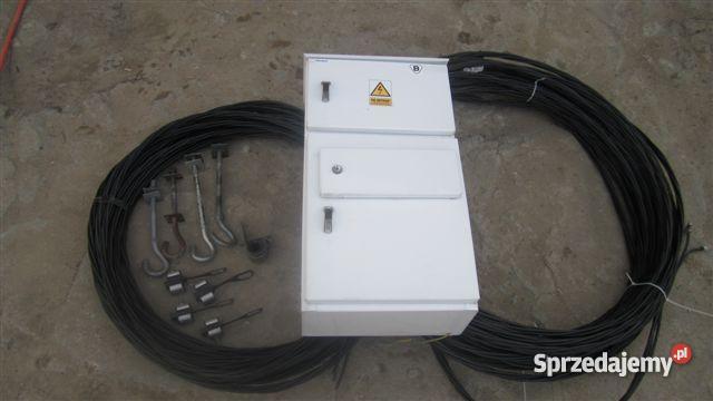 Prowizorka przyłącze budowlane kabel 94m dłuższy Poświątne