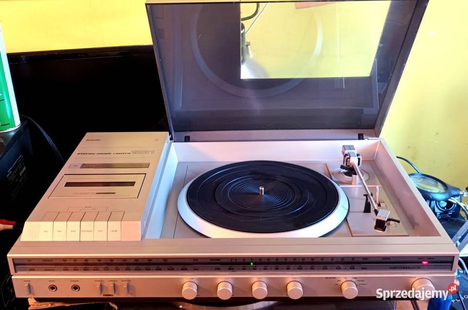 Philips gramofon deck I tuner radiowy w jednym
