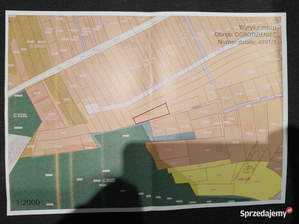 Na sprzedaż działka budowlana Ogrodzieniec utwardzona