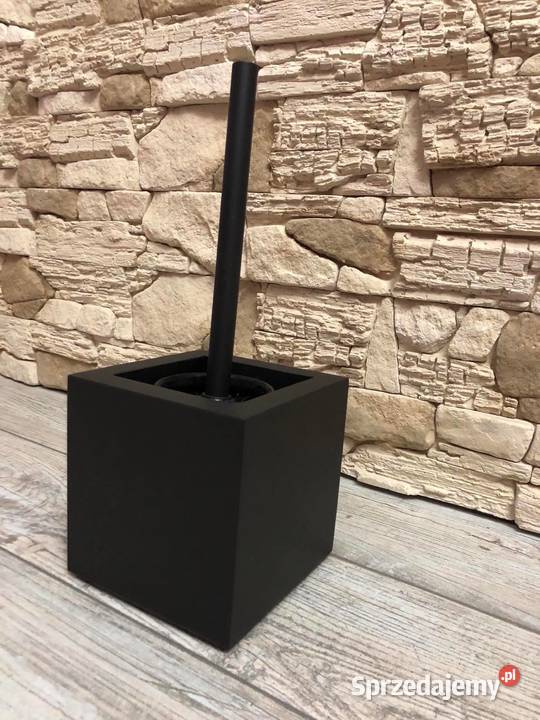 Drewniana szczotka WC czarny mat połysk EKO ECO Dębica