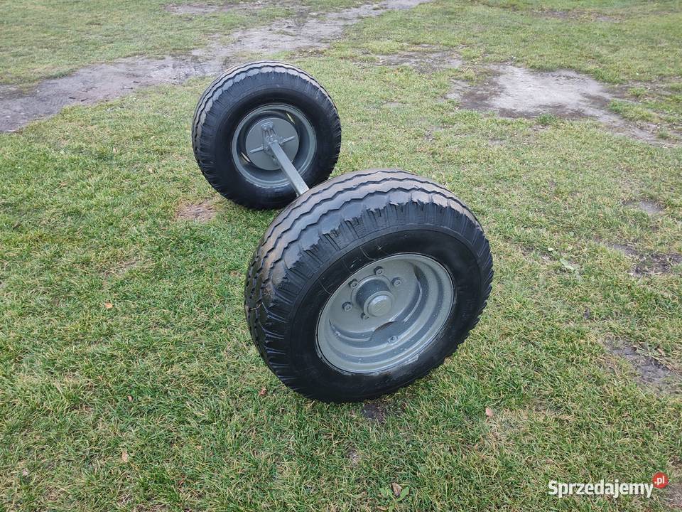Oś z kołami hamowana 125 80 r18 do przyczepy Do przyczep towarowych Sędziszów