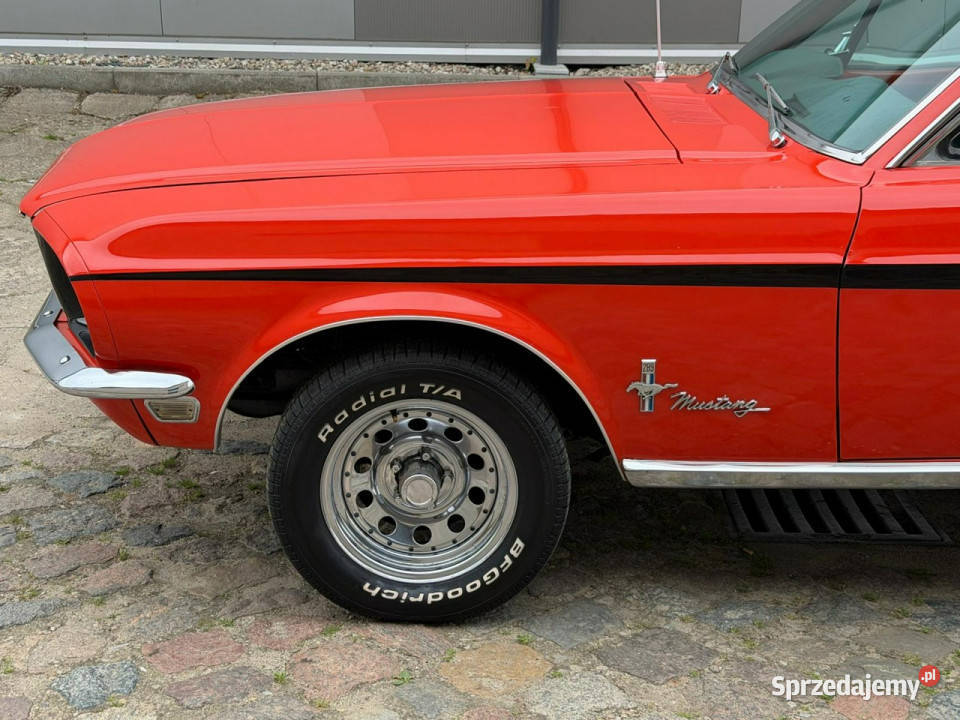Ford Mustang 1968 Mustang 47 v8 Wspomaganie czerwony Koszalin