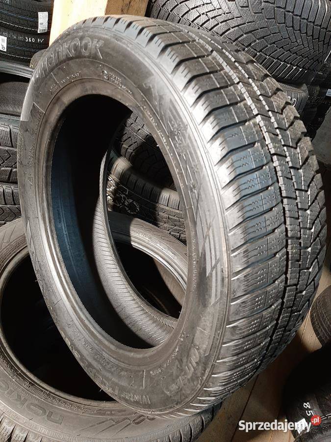 4x Opona UŻYWANA ZIMOWA 20555R17 HANKOOK 119 17cale Zaścianki
