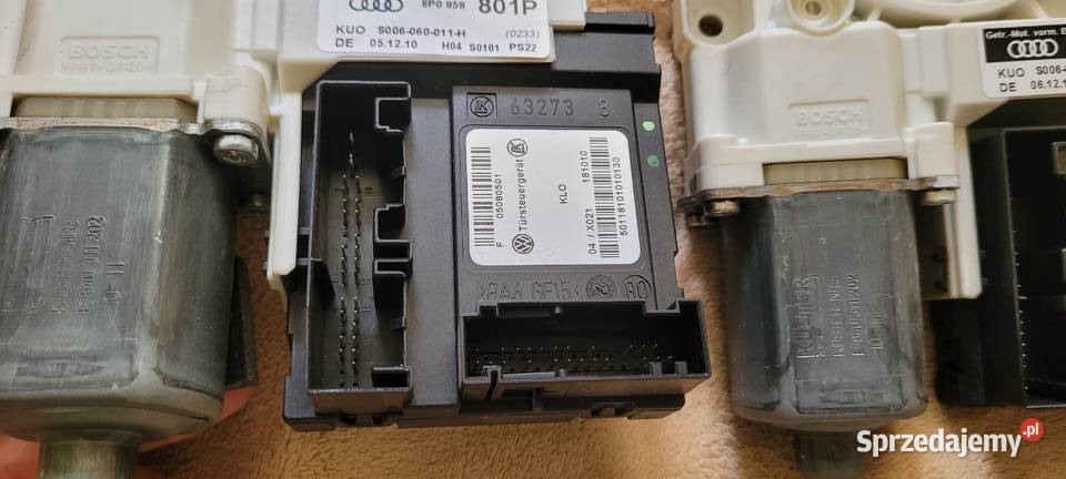 Moduły drzwi przód Audi A3 S3 RS3 8P FL osobowe Wyposażenie elektryczne Bełżyce