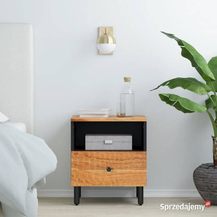 Szafka nocna 40x33x46 lite drewno akacjowe Warszawa