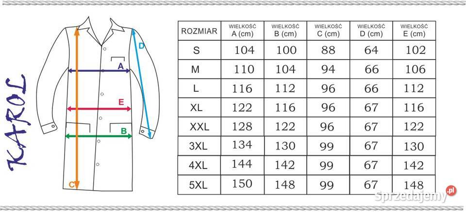 Fartuchy laboratoryjne damskie męskie bawełna Łódź