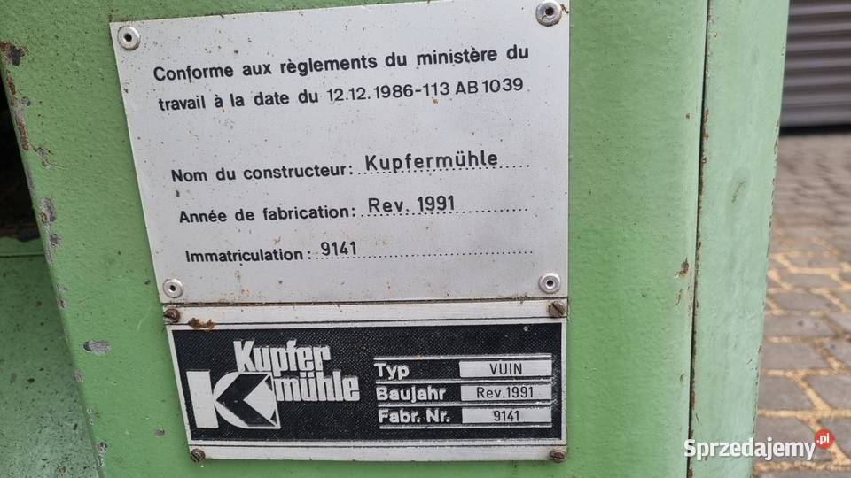 Strugarka czterostronna KUPFERMUHLE pomorskie Karsin