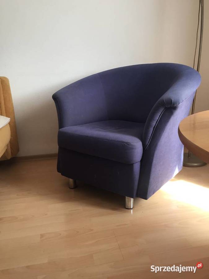 Wygodny z ciekawym kształtem fotel ZESTAW lubuskie Zielona Góra sprzedam