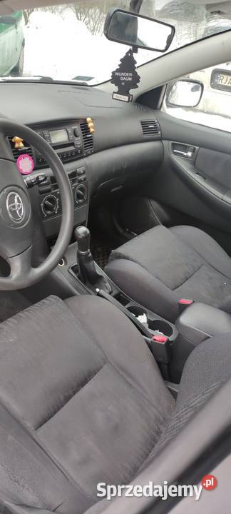 Toyota Corolla e12 lpg Uderzona w tył Sprawna 97KM podkarpackie Pruchnik