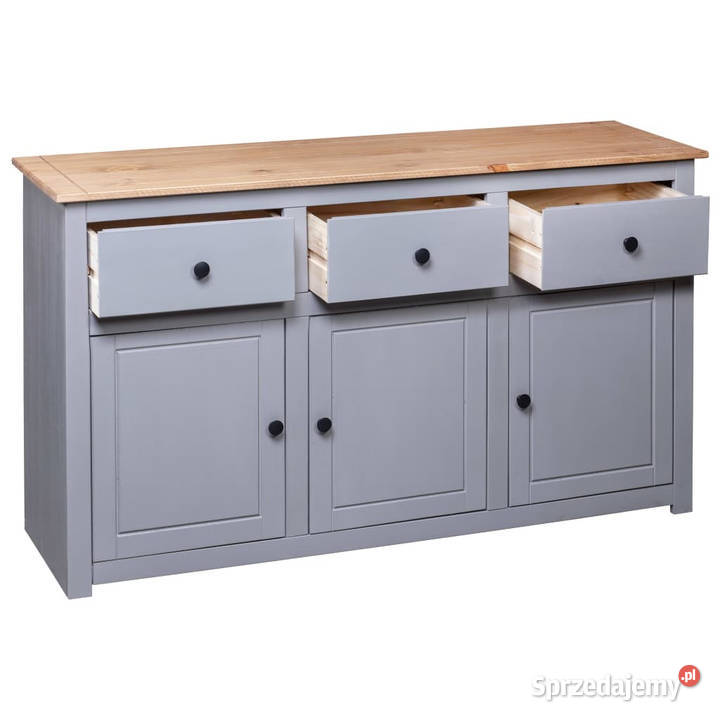 Szafka szara 135x40x80 lite drewno sosnowe seria Pozostałe Warszawa sprzedam