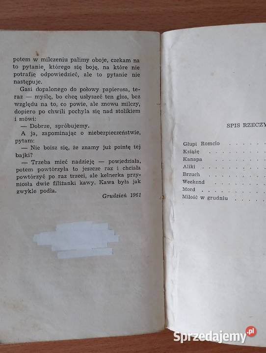 KSIĄŻKA Miłość w grudniu A Szypulski tomik Złotniki