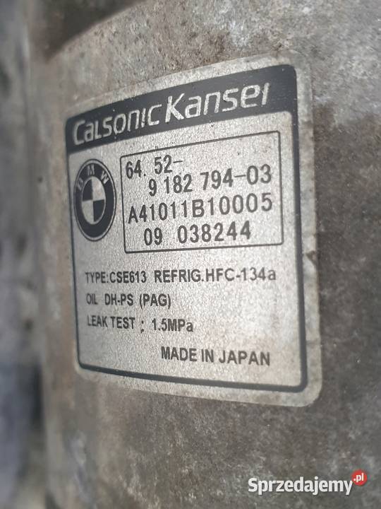 BMW E90 E91 20 i SPRĘŻARKA KLIMATYZACJI lubelskie Janów