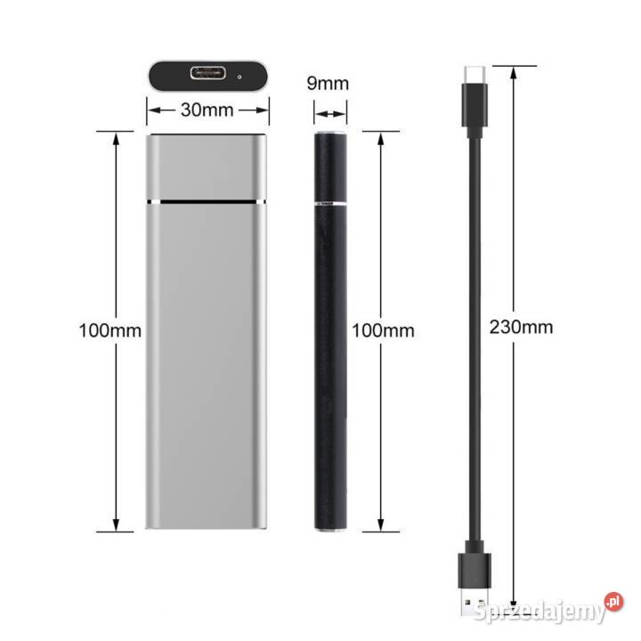 Dysk pendrive SSD 8TB USBC śląskie