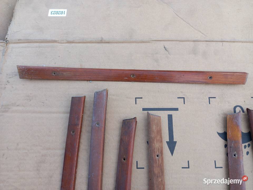 Mercedes W 108 listwy drzwi drewniane