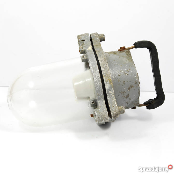 Industrialna lampa typ 51805 Czechosłowacja lata mazowieckie Warszawa