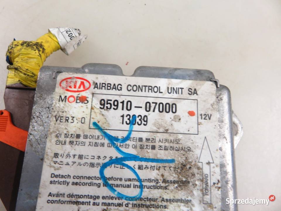 MODUŁ AIRBAG KIA PICANTO I 9591007000