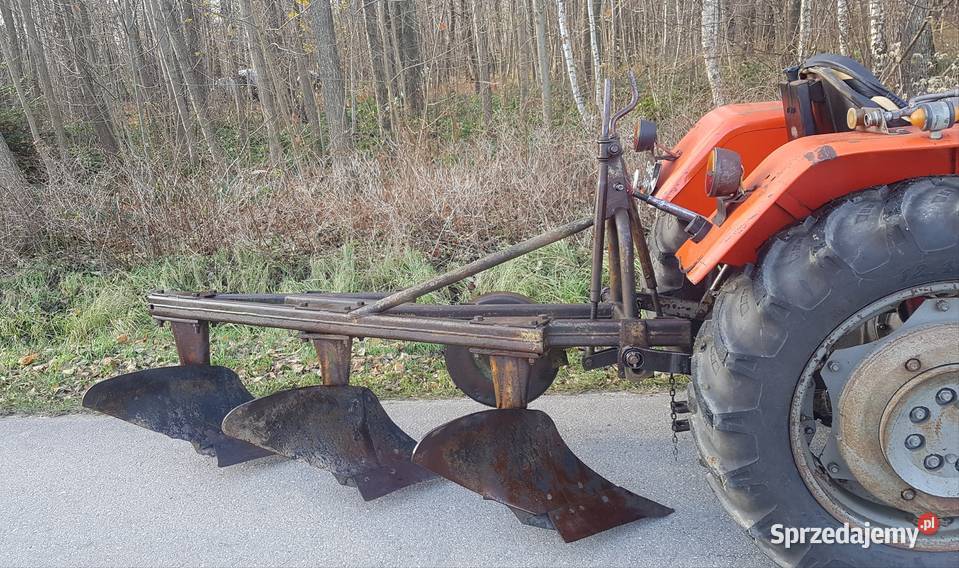 Pług 3skibowy oryginał GRUDZIĄDZ regulacja na nieuszkodzony Dąbrowa Tarnowska sprzedam