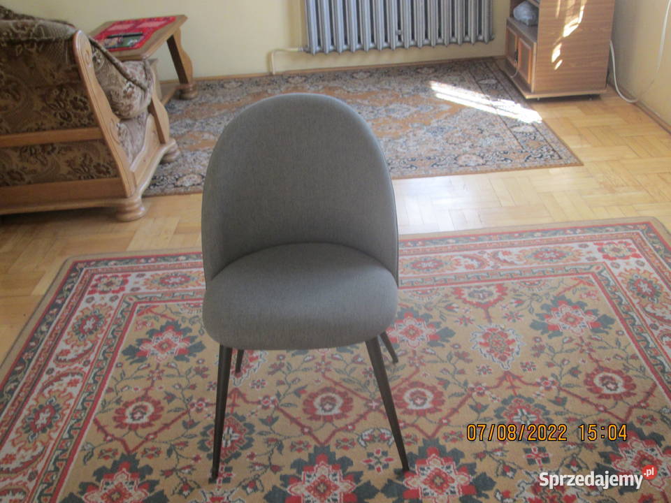 Krzesło fotelik szare Piotrków Trybunalski sprzedam