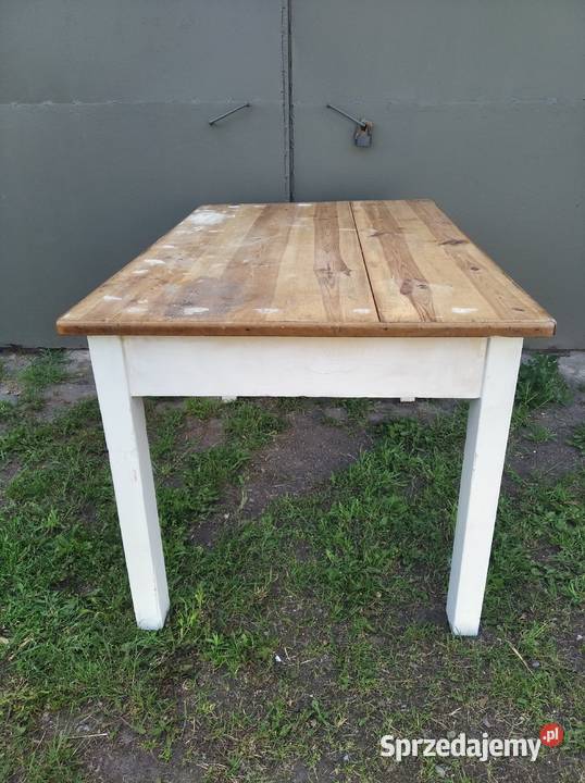 OKAZJA Drewniany Stół Kuchenny Stół Roboczy 79cm Zabrze