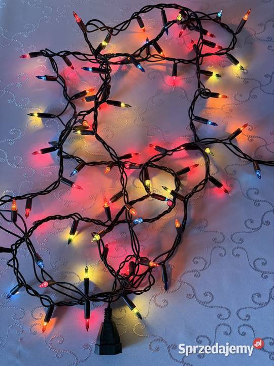 Lampki Choinkowe Goliat 100 lampek 55m Kolorowe sprzedam