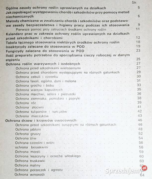 Zalecenia dotyczące ochrony roślin w miękka sprzedam