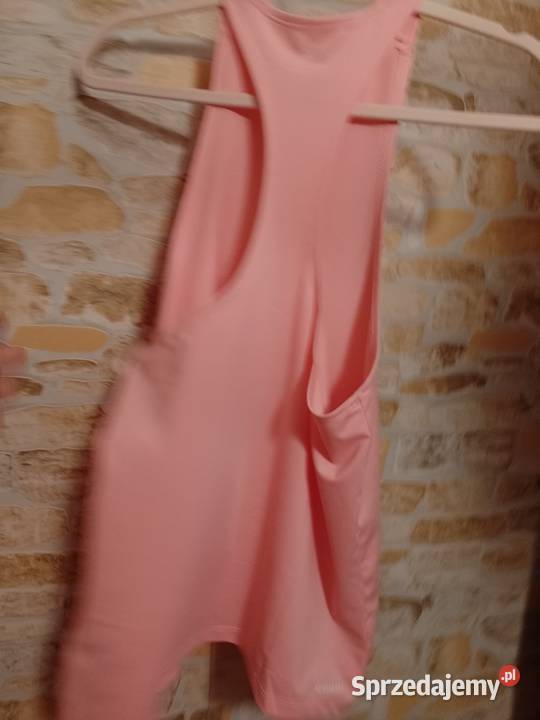 34XS ADIDASEkskluzywna różowa Bluzka z