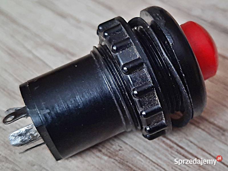 Przycisk zwierający prąd radziecki z lat PRL Ostrów Wielkopolski