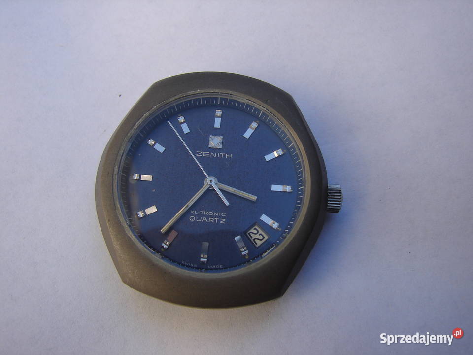 Rzadki Zenith XLTronic Quartz 010031510 Blue