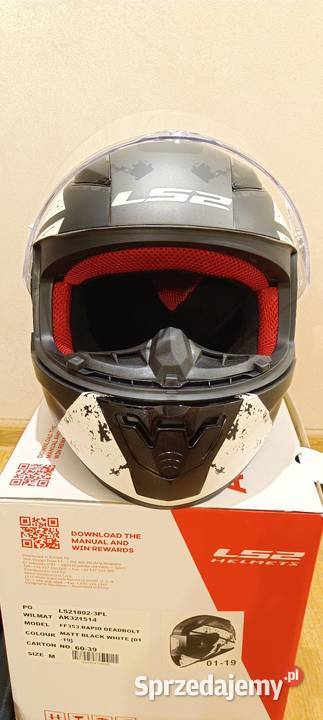 Kask motocyklowy LS2 rozmiar M Zamość sprzedam