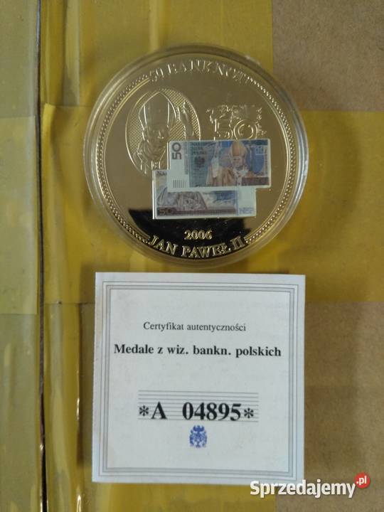 47 Medale z wizerunkiem banknotów polskich Jan