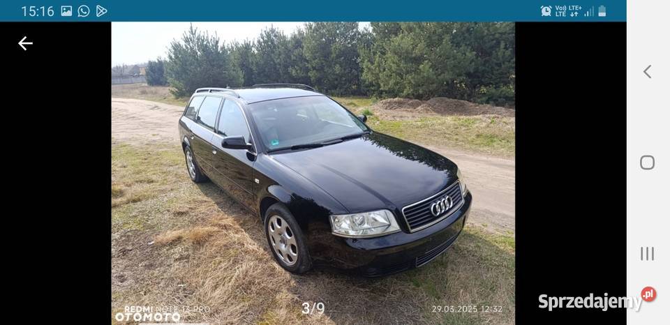 Audi A6 C5 lift 2003r 18T kombi do rej 225 czarny