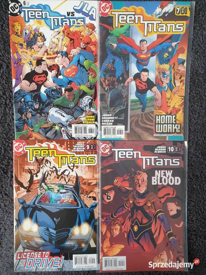 Teen Titans kolekcja 18 komiksów DC USA Gdynia