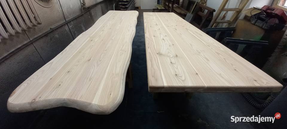 blat modrzewiowy klejonka 280x85x6 Błotnica Strzelecka sprzedam