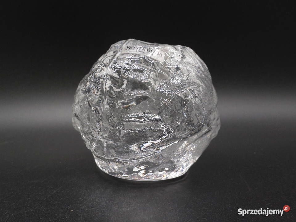 Świecznik KOSTA BODA Snowball Projekt Ann Wrff Raszków