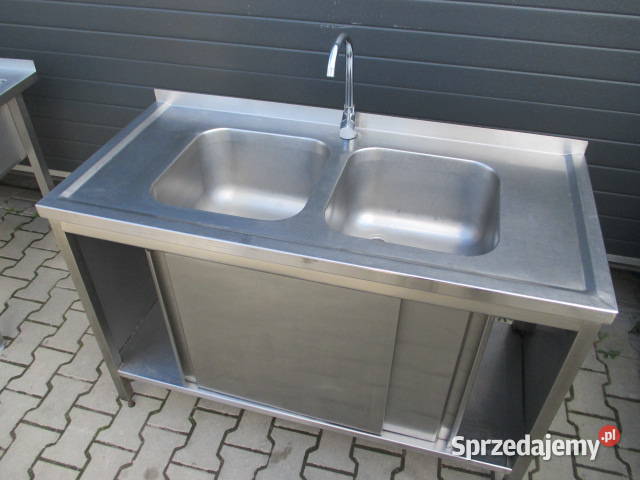 Zlew Gastronomiczny 2 Komorowy Drzwi Suwane Gastronomia Ostrów Wielkopolski