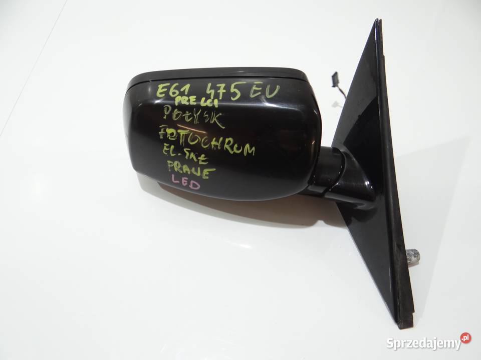 LUSTERKO PRAWE BMW E60 LED FOTOCHROM 4759 EU Strzyżewice sprzedam